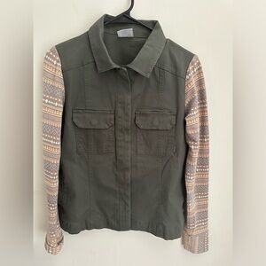 Columbia Jacket Women's X Small Green Utility Long Sleeves